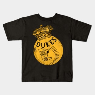 Defunct Duluth Dukes Baseball Team Kids T-Shirt